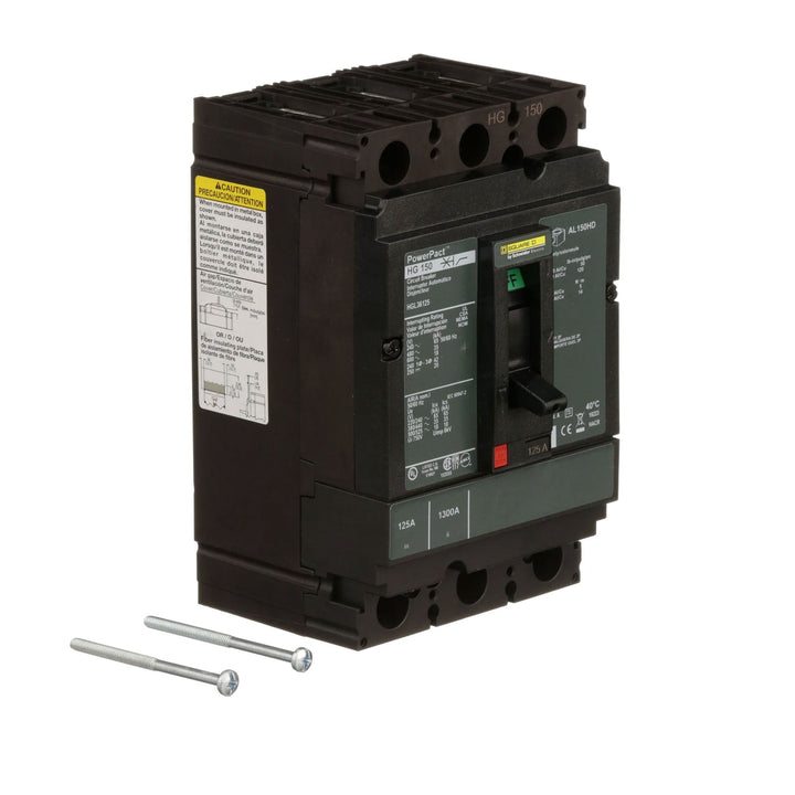 Square D HGL36125 - Molded Case Circuit Breaker 125A 600V 3P