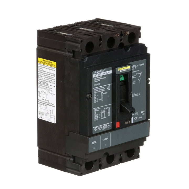 Square D HGL36150 - Molded Case Circuit Breaker 150A 600V 3P