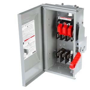 Siemens HHN362AW - Fusible Disconnect Switch 600V 60A (3-Pole NEMA 3R)