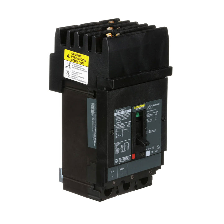 Square D HJA36015 - Molded Case Circuit Breaker 15A 600V 3P