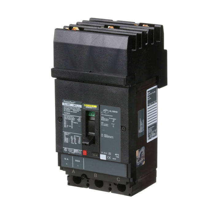 Square D HJA36015 - Molded Case Circuit Breaker 15A 600V 3P