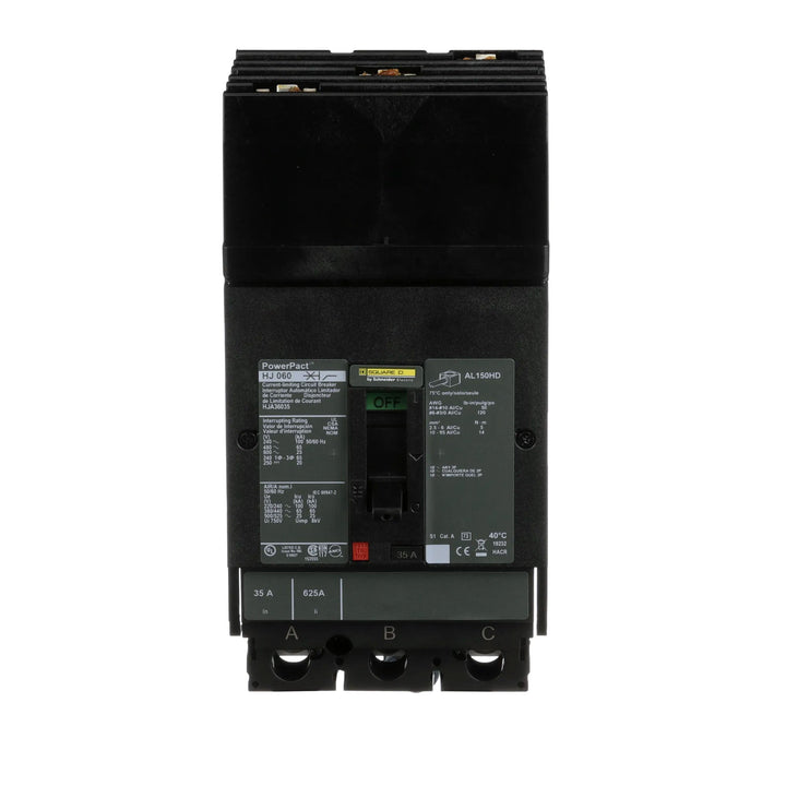 Square D HJA36035 - Molded Case Circuit Breaker, 35A 3P 600V
