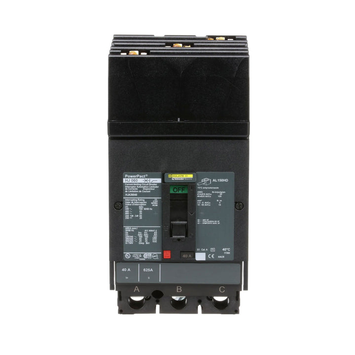 Square D HJA36040 - Molded Case Circuit Breaker 40A 600V 3P