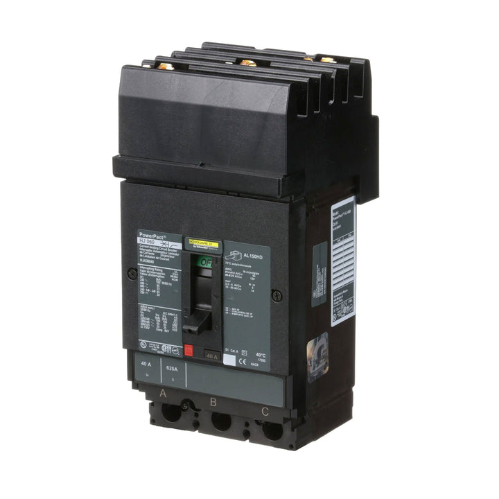Square D HJA36040 - Molded Case Circuit Breaker 40A 600V 3P