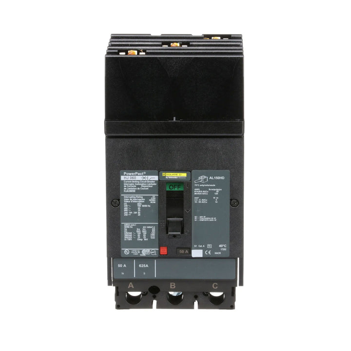 Square D HJA36050 - Molded Case Circuit Breaker 50A 600V 3P
