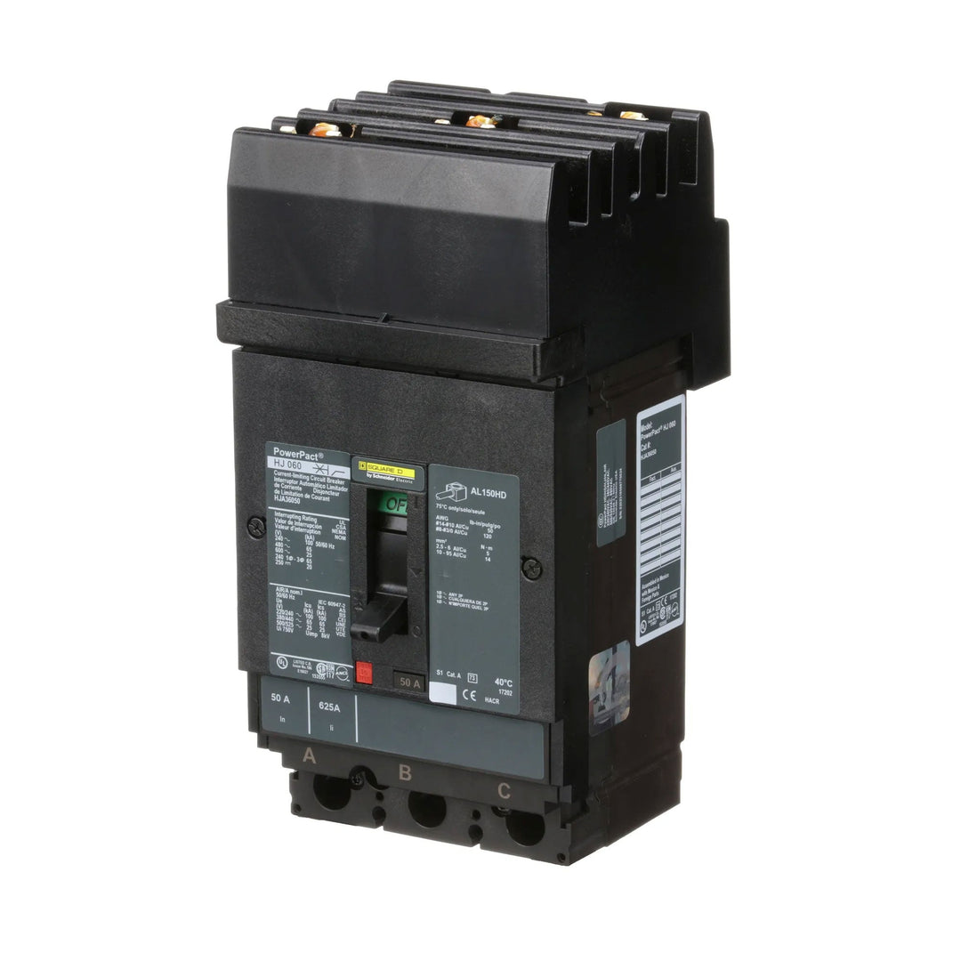 Square D HJA36050 - Molded Case Circuit Breaker 50A 600V 3P