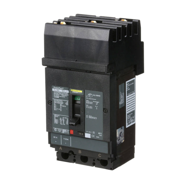 Square D HJA36060 - Molded Case Circuit Breaker 60A 600V 3P