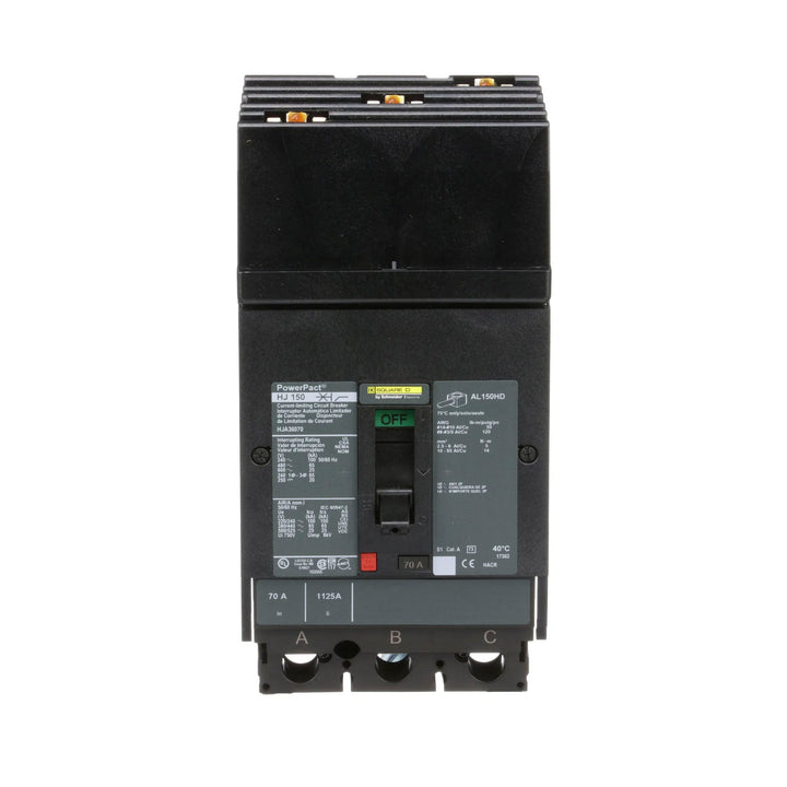 Square D HJA36070 - Molded Case Circuit Breaker 70A 600V 3P