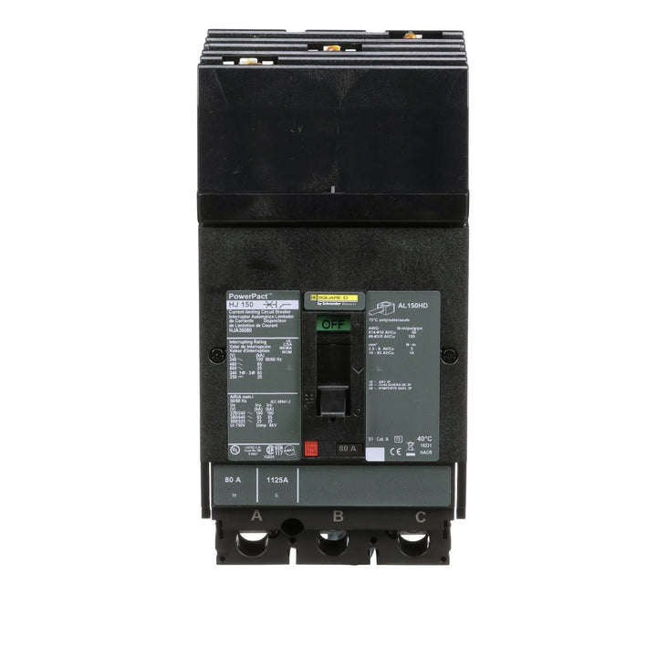 Square D HJA36080 - Molded Case Circuit Breaker 80A 600V 3P