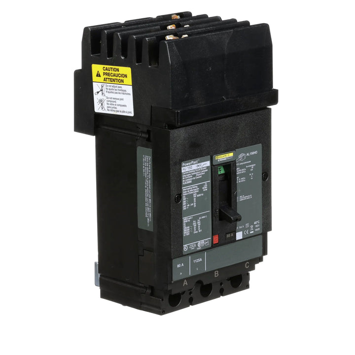Square D HJA36080 - Molded Case Circuit Breaker 80A 600V 3P