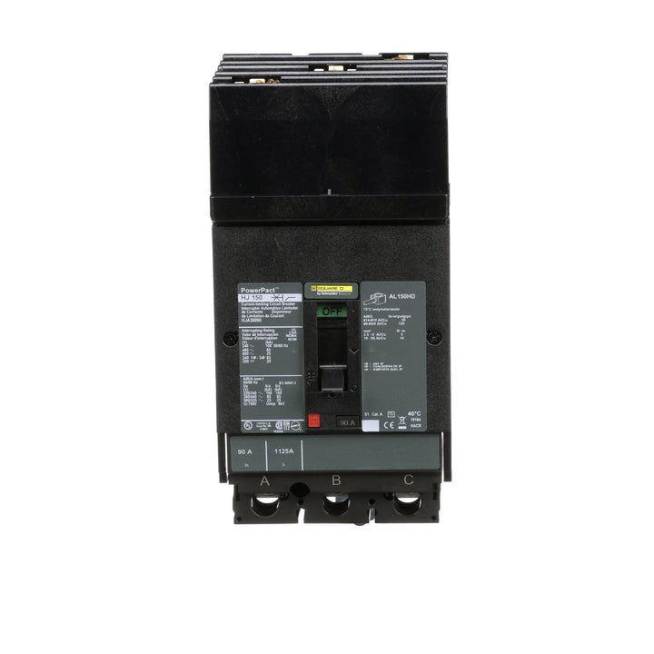Square D HJA36090 - Molded Case Circuit Breaker 90A 600V 3-Pole