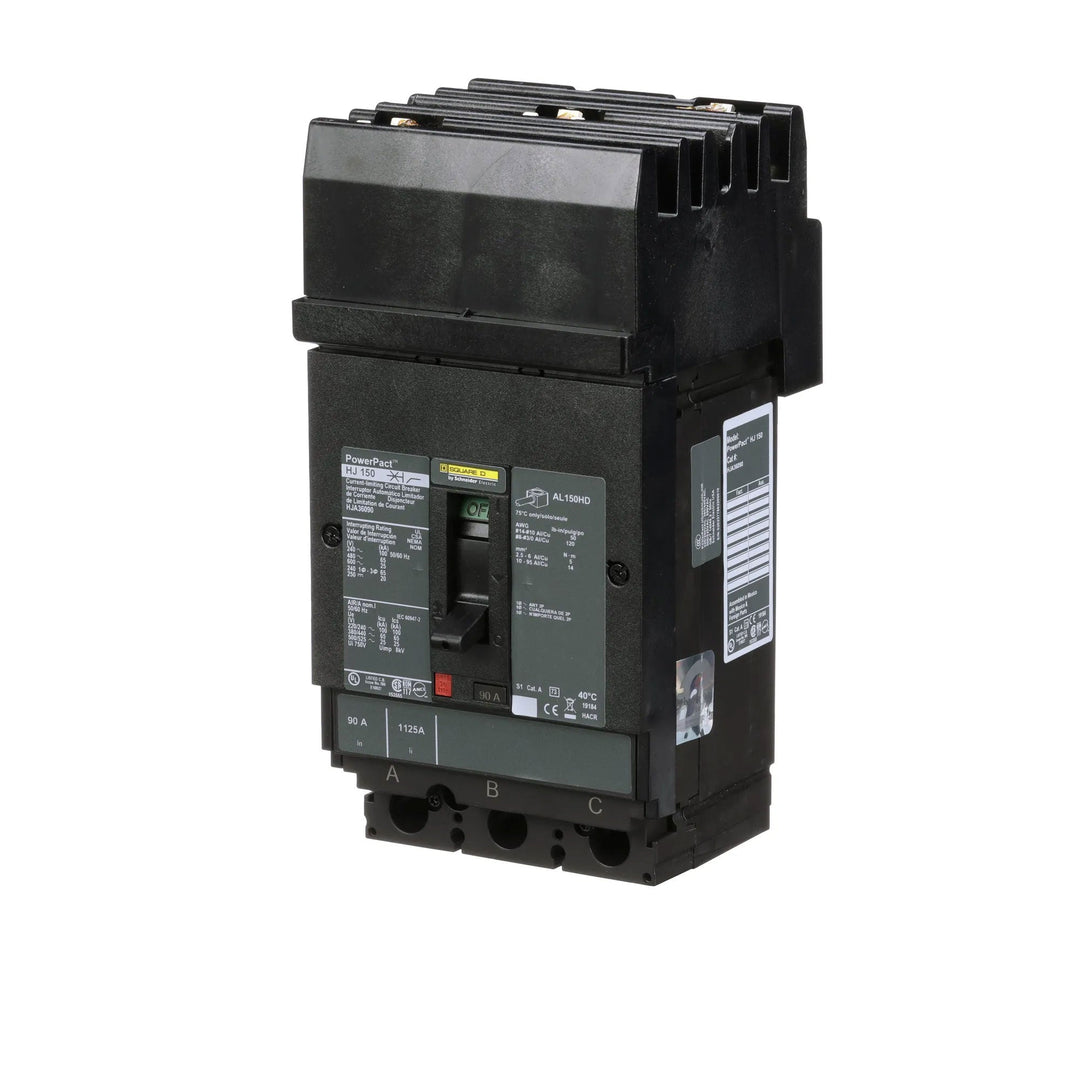 Square D HJA36090 - Molded Case Circuit Breaker 90A 600V 3-Pole
