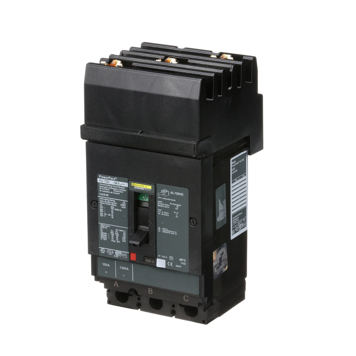 Square D HJA36100 - Molded Case Circuit Breaker 100A 3P 600V