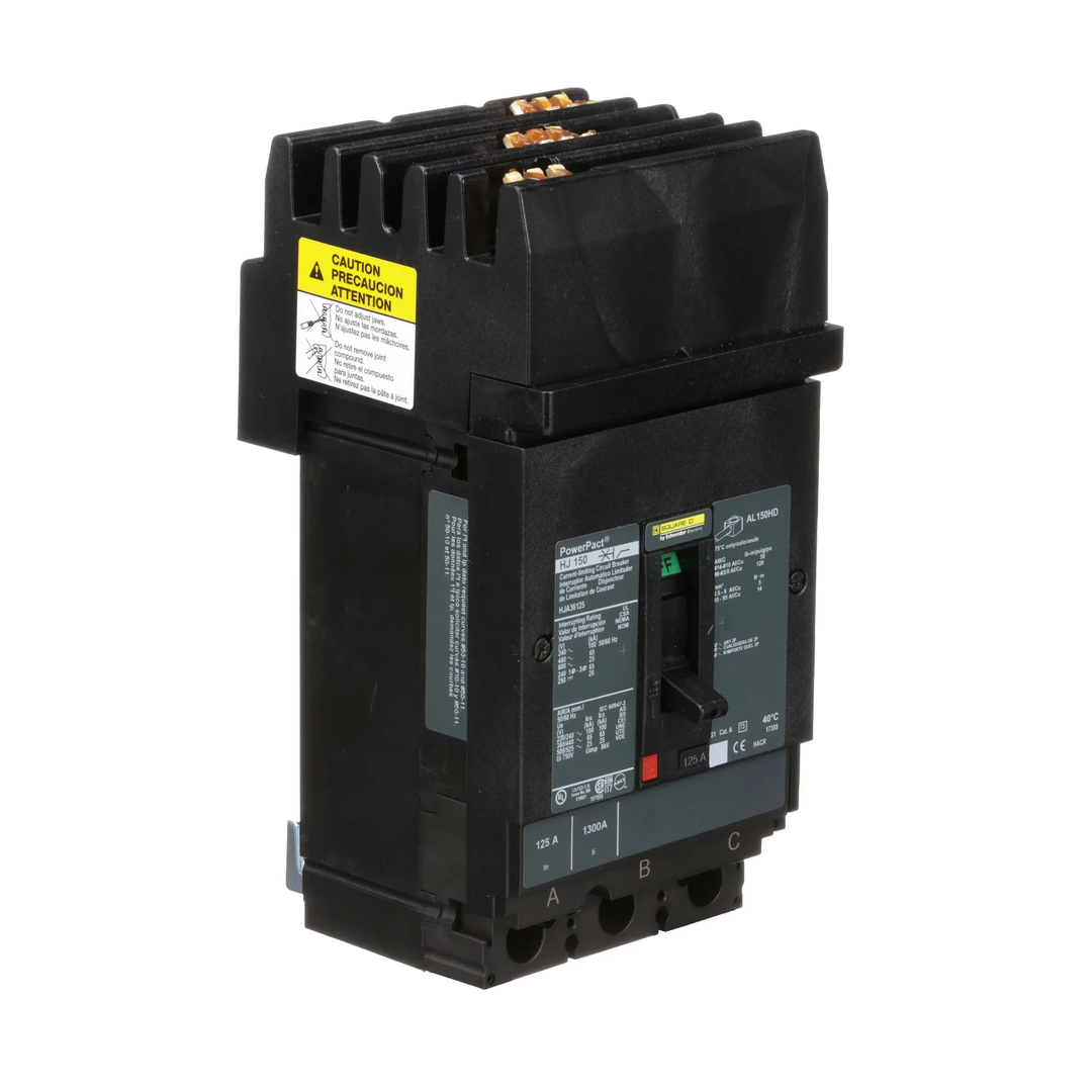 Square D HJA36125 - Molded Case Circuit Breaker 125A 600V 3P