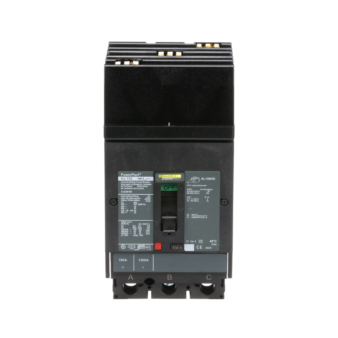 Square D HJA36150 - Molded Case Circuit Breaker 150A 600V 3P