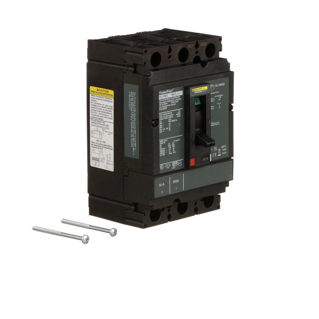 Square D HJL36030 - Molded Case Circuit Breaker, 30A 600V 3P