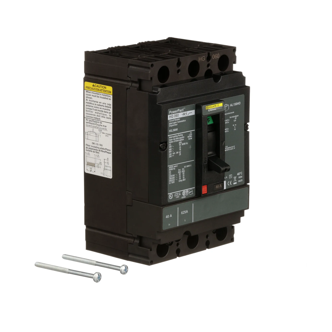 Square D HJL36040 - 40A 3P Molded Case Circuit Breaker