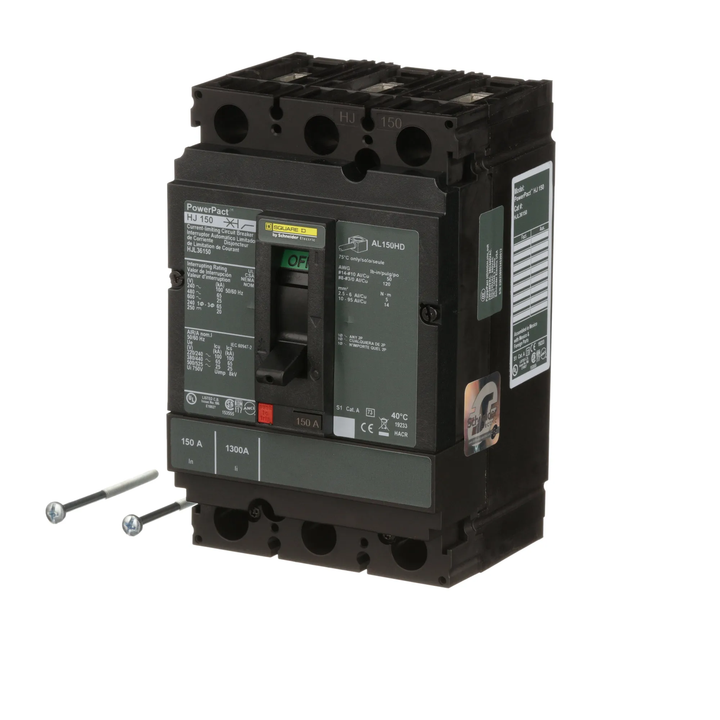 Square D HJL36150 - Molded Case Circuit Breaker 150A 600V 3P