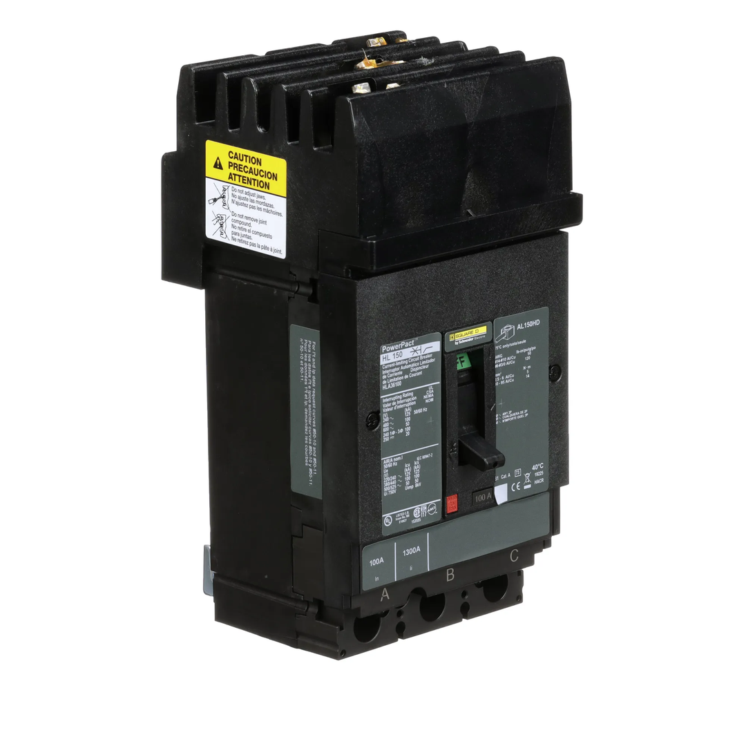 Square D HLA36100 - Molded Case Circuit Breaker 100A 600V 3P