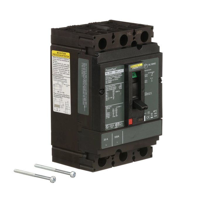 Square D HLL36020 - Molded Case Circuit Breaker 20A 600V 3P