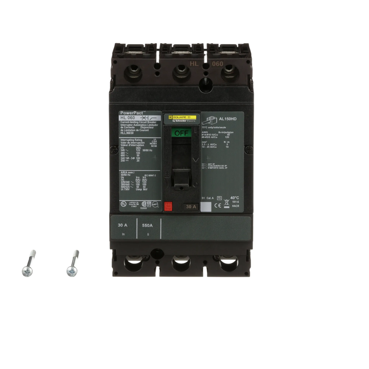 Square D HLL36030 - Molded Case Circuit Breaker 30A 600V 3P
