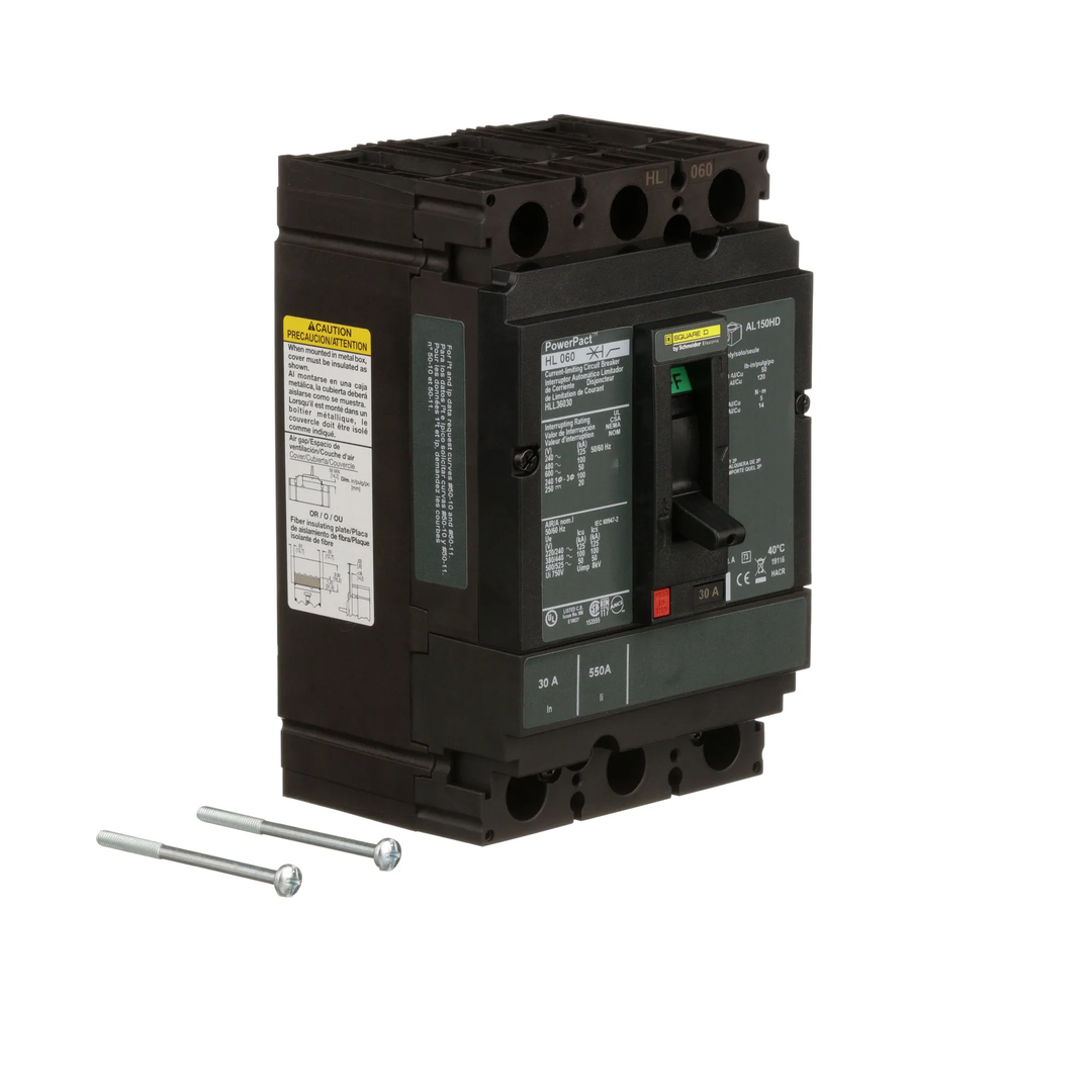 Square D HLL36030 - Molded Case Circuit Breaker 30A 600V 3P