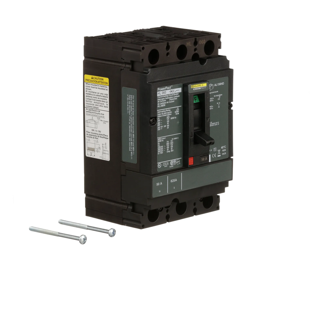 Square D HLL36050 - Molded Case Circuit Breaker 50A 600V 3P