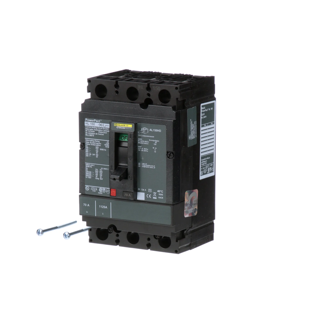 Square D HLL36070 - Molded Case Circuit Breaker 70A 600V 3P