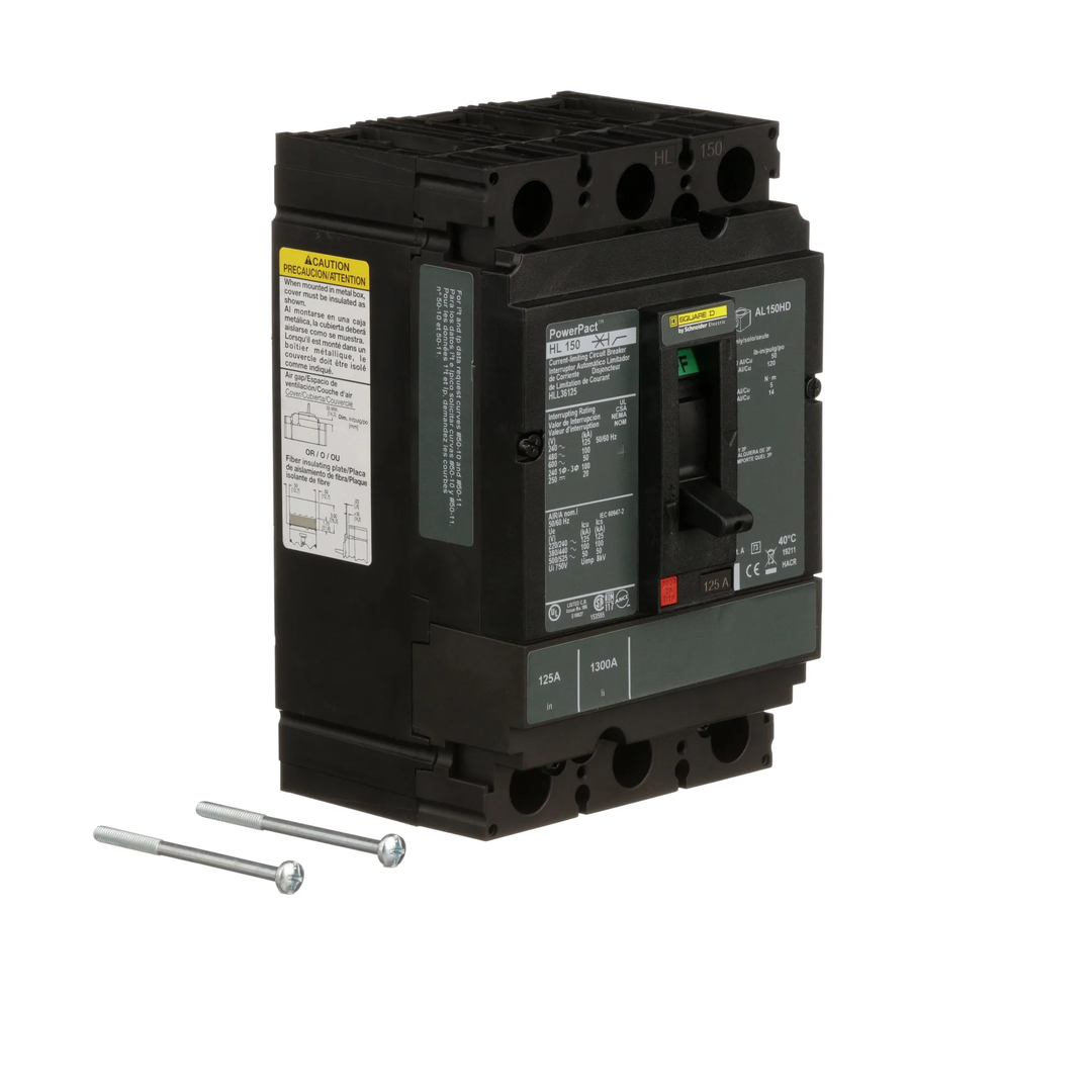 Square D HLL36125 - Molded Case Circuit Breaker 125A 600V 3P