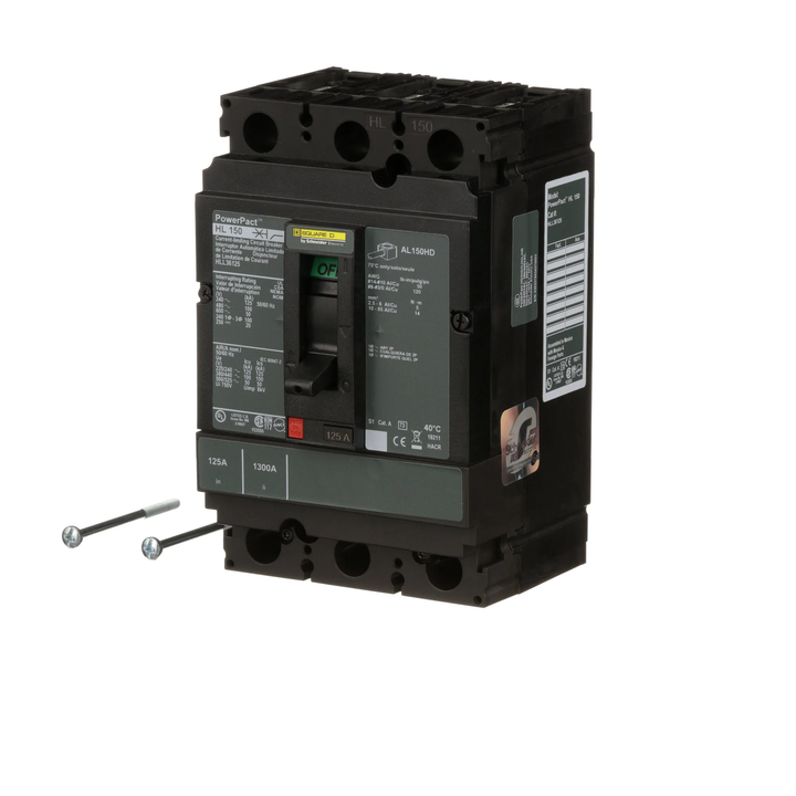 Square D HLL36125 - Molded Case Circuit Breaker 125A 600V 3P