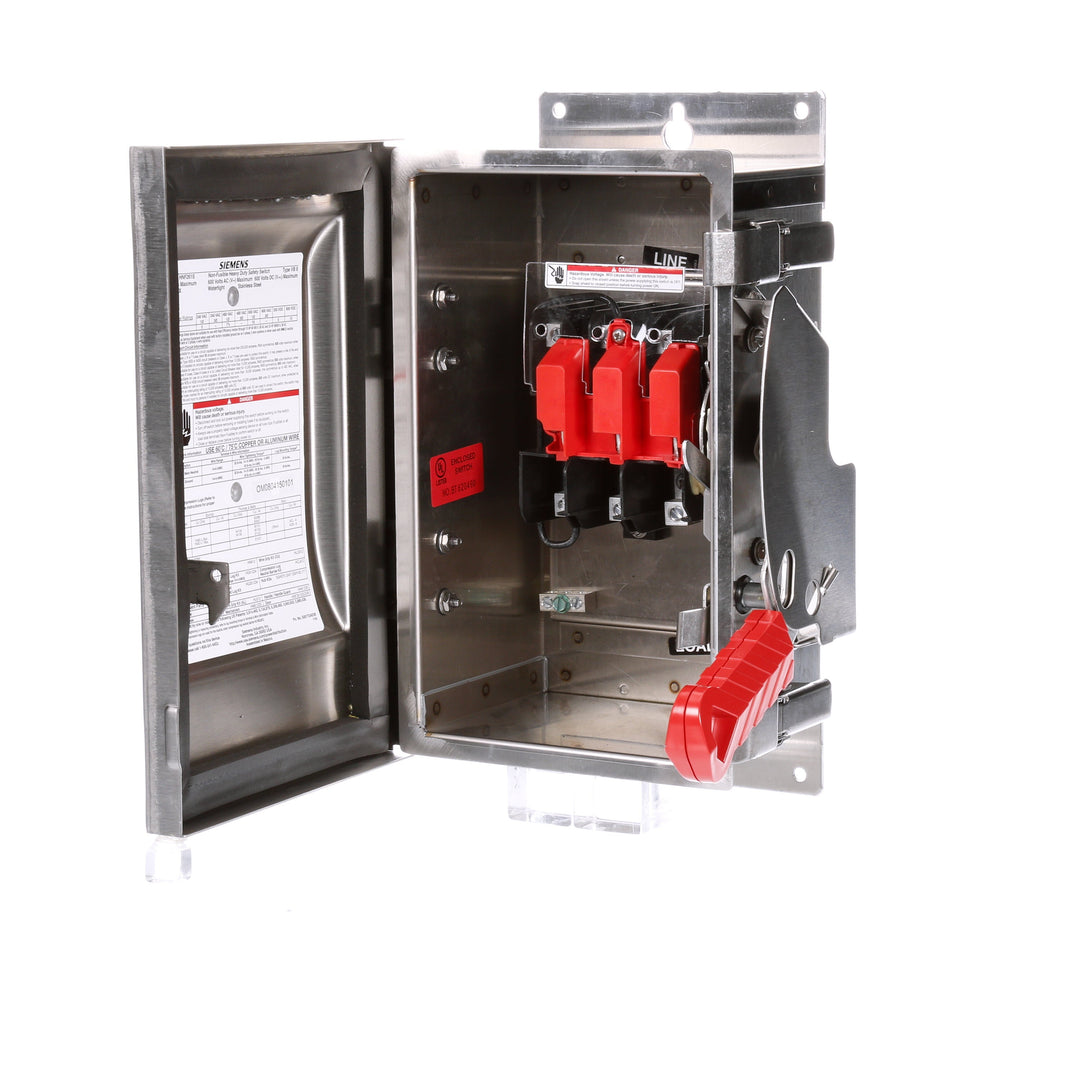 Siemens HNF261S - Non-Fusible Disconnect Switch 600V AC/30A (NEMA 4X Enclosure)