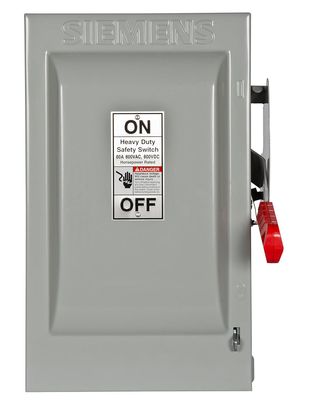 Siemens HNF262J Disconnect Switch (non Fused) 2P 600V 60A Nema 12 - Essential Electric Supply