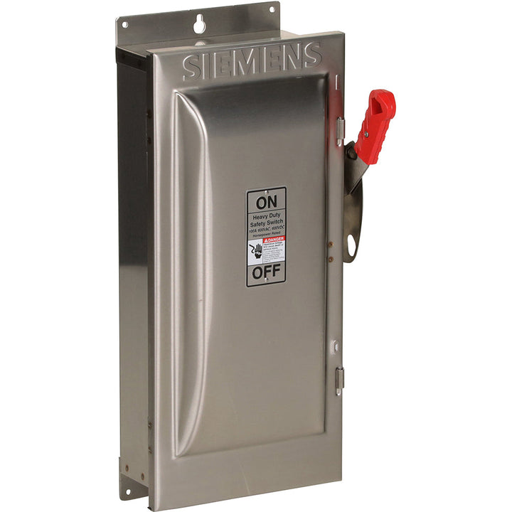 Siemens HNF263S - Fusible Disconnect Switch 600V 100A (NEMA 4X Enclosure)