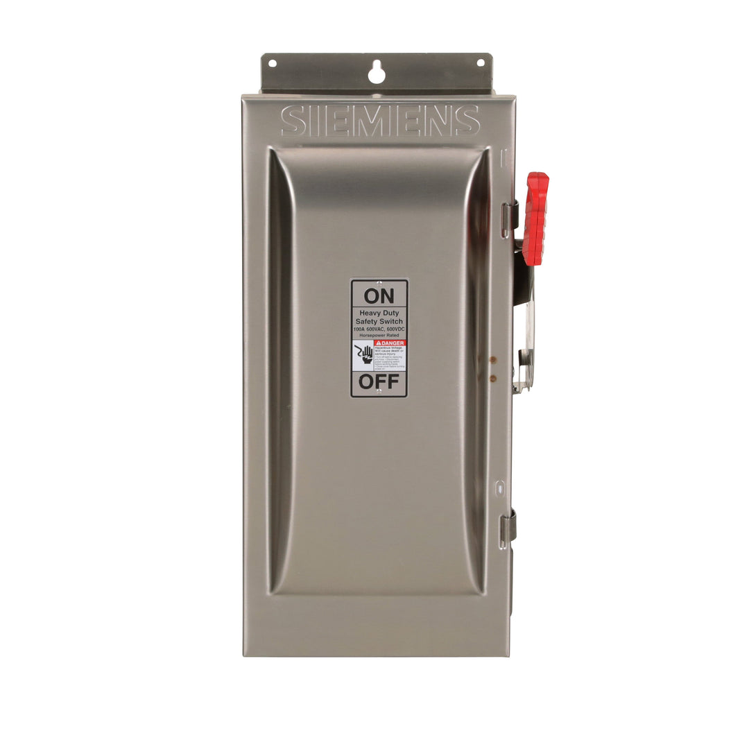 Siemens HNF263S - Fusible Disconnect Switch 600V 100A (NEMA 4X Enclosure)