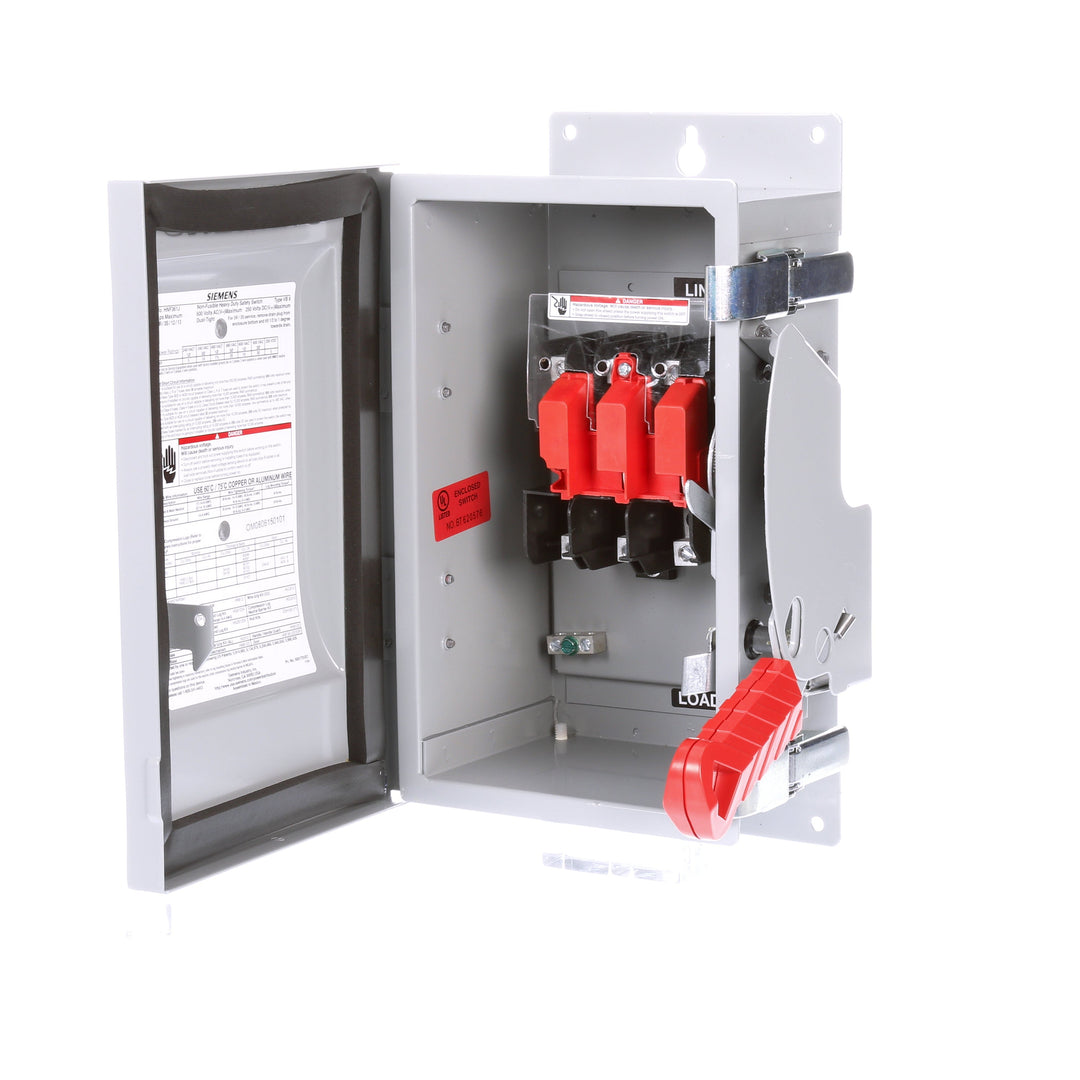 Siemens HNF361J - Disconnect Switch 600V AC 30A (3-Pole NEMA 12)
