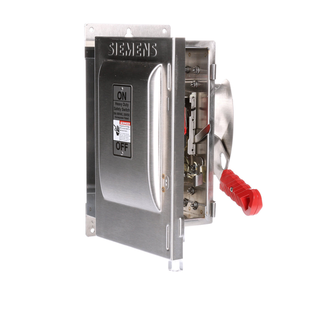 Siemens HNF361S - Non-Fusible Disconnect Switch 600V AC / 30A (NEMA 4X, 200kA AIC)