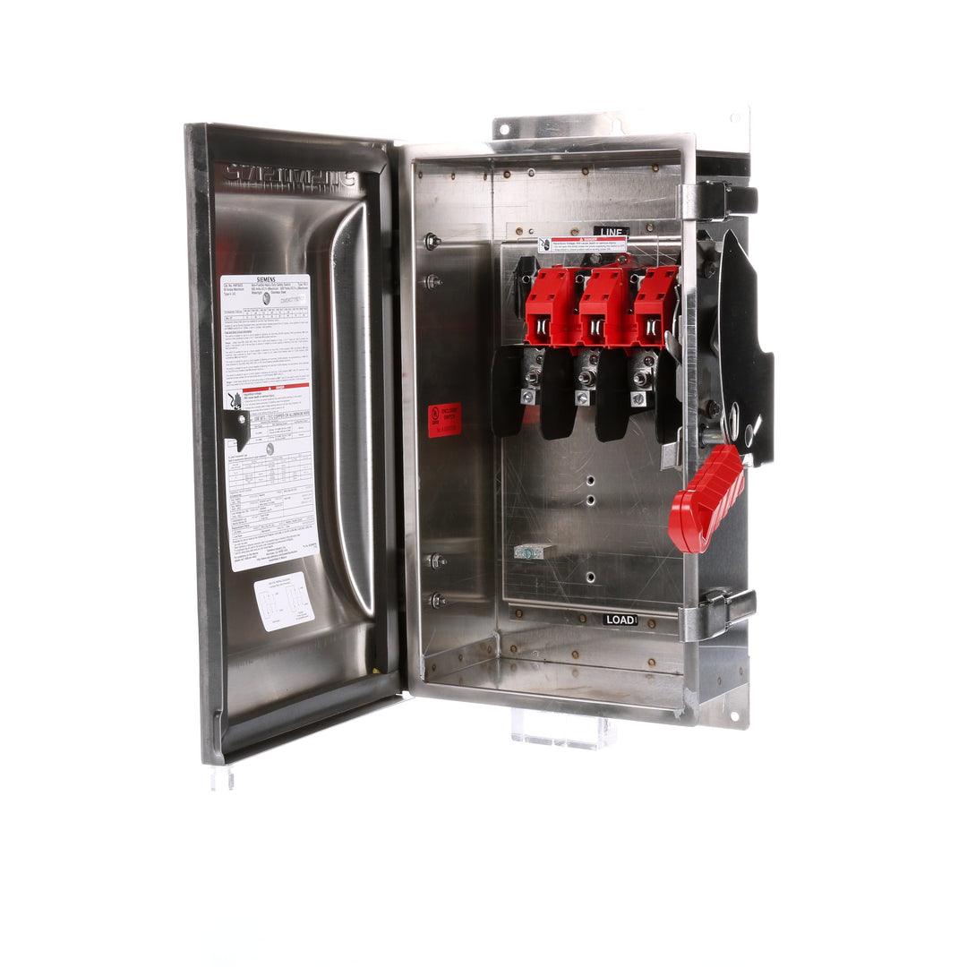 Siemens HNF362S - Non-Fusible Disconnect Switch 600V AC/60A (NEMA 4X Enclosure)