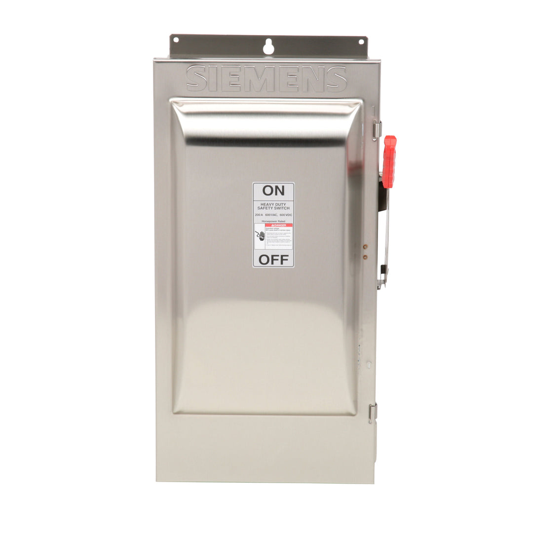 Siemens HNF364SS - Non-Fusible Disconnect Switch NEMA 4X (600V AC, 30A)