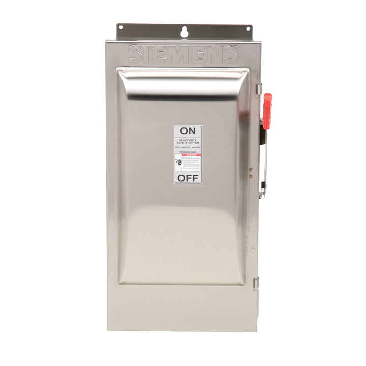 Siemens HNF364SS - Non-Fusible Disconnect Switch NEMA 4X (600V AC, 30A)