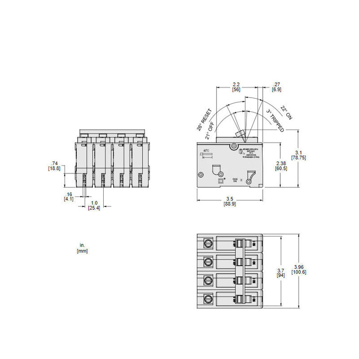 Square D HOM2150 - 2-Pole Circuit Breaker 150A 120/240V