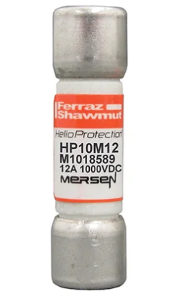 Mersen HP10M12 - Medium Voltage Photovoltaic Fuse 1000VDC (50kA AIC)