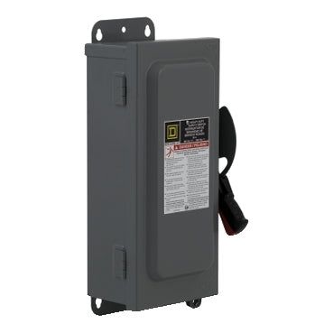 Square D HU361A - Non-Fusible Disconnect Switch 30A 600V (200kA AIC)