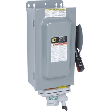Square D HU361AWA - Non-Fusible Disconnect Switch 30A@600V (200kA AIC)