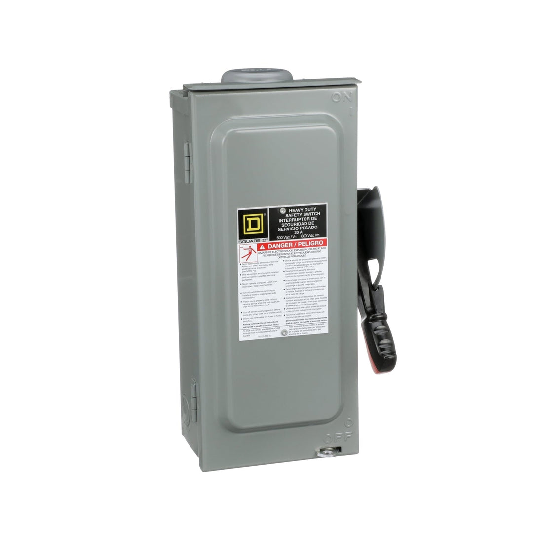 Square D HU361RB - Non-Fusible Disconnect 30A 600V 3P