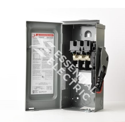 Square D HU361RB - Non-Fusible Disconnect Switch 600V 30A 3-Pole (200kA AIC)