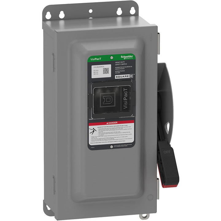 HU362A Square D Series E Disconnect  600V 60A Non-Fusible Switch - Essential Electric Supply