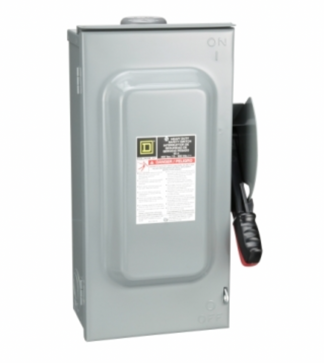 Square D HU362RB - Non-Fusible Disconnect Switch 600V 60A (3-Pole, 200kA AIC)