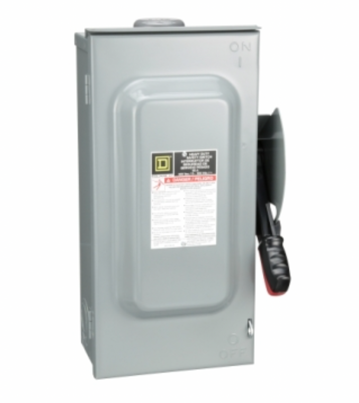 Square D HU362RB - Non-Fusible Disconnect Switch 600V 60A (3-Pole, 200kA AIC)
