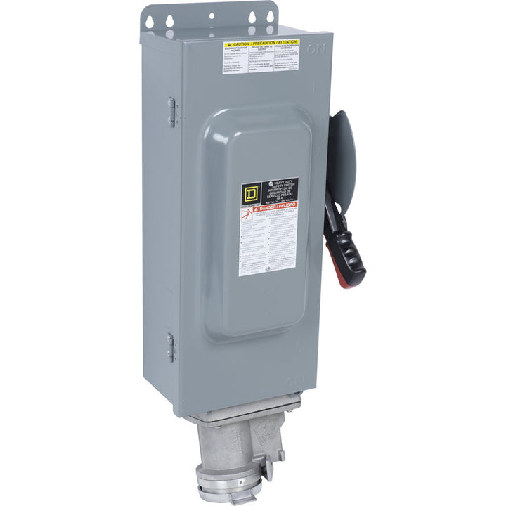 Square D HU363AWC - Non-Fusible Disconnect Switch 600V AC/100A (NEMA 12 Enclosure)