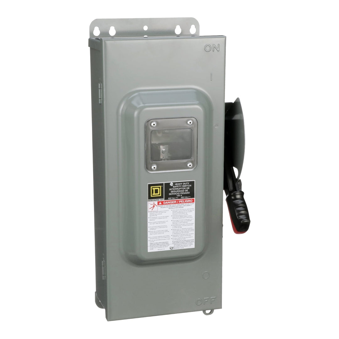 Square D HU363AWKVW - Non-Fusible Disconnect Switch 600V/100A (200kA AIC)